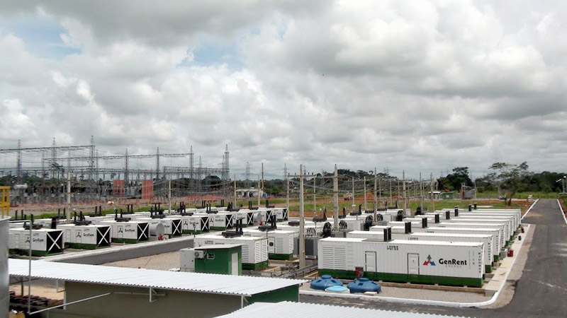 Centrale Électriques De 40 Mw A Belo Jardim, Rio Branco, Acre, Bresil